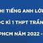 Bài Kiểm Tra Tiếng Anh Giữa Kì 1 Lớp 11