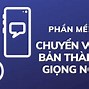 Giọng Nói Thành Văn Bản