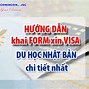 Hướng Dẫn Xin Visa Nhật Bản